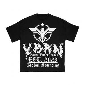 260 GSM Premium Cotton Men's T-Shirt <b>White</b> Anti-Wrinkle Short Sleeve Regular Fit OEM ODM - Product Image 2
