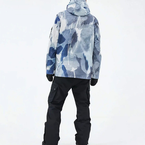 Combinaison de ski pour homme de haute qualité, imperméable, respirante, à capuche, avec fermeture éclair, pour l'extérieur, avec options personnalisables technologiques - Product Image 2
