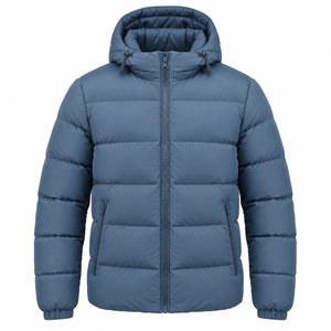 Latest 2026 Best Quality Promotional Fashion Shiny Winter High Quality <b>Coat</b> <b>Men</b> Puffer Down Jacket Custom Puffer Bubble Jacket - Product Image 2