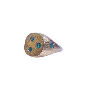 Wedding Wear 925 Sterling <b>Silver</b> Gold Plated Jewelry <b>Emerald</b> Gemstone Women Wear Classic <b>Ring</b> - Product Image 2