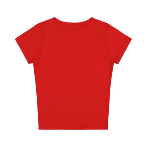 Summer Season Custom Printing Logo Women Crop <b>Top</b> Shirts 100% Breathable Women Crop <b>Top</b> Shirts - Product Image 2