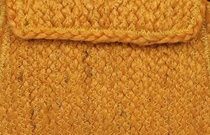 Bolso Bandolera de Yute Tejido a Crochet Estilo Bohemio para Mujer, Color Sólido, Cierre de Solapa, Correa para el Hombro, Ecológico, para Uso Diario en Verano - Product Image 3