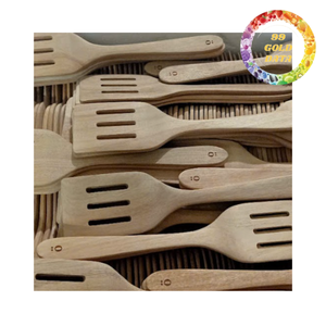 Cuchara de Madera Natural, Utensilio de Cocina Ecológico para Cocinar, Servir y Preparar Alimentos - Product Image 4