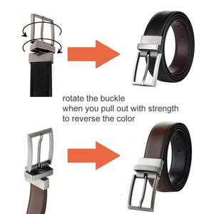 เข็มขัดหนังแท้ฟูลเกรนแบรนด์อิตาลีแท้สำหรับผู้ชาย - Product Image 5