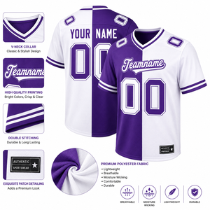 New Arrival High QualityMen's Baseball Jersey Custom Blue White Baseball Shirts with Embroidered Logos Stitched Uniforms OEM - Product Image 3