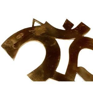 สัญลักษณ์ทองเหลืองทำด้วยมือขนาด13นิ้วสัญลักษณ์ของสินค้าที่ทำด้วยมือของชาวอินเดียสัญลักษณ์แห่งความสำเร็จ - Product Image 1