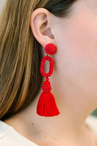 Boucles d'oreilles pendantes brodées de perles américaines, style classique, unisexe, multicolores, taille personnalisée, pour occasions festives - Product Image 6
