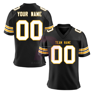 Vente en gros – Nouveauté 2026 – Maillots de football américain unisexes grande taille en polyester respirant de haute qualité – Personnalisables pour l'été - Product Image 5