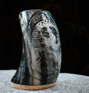 Handcrafted American Style Eco-Friendly Durable Horn <b>Mugs</b> Handle BPA Free Lightweight Dishwasher Safe Beer Birthday Gift Parties - Product Image 6