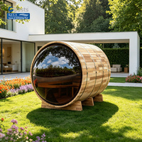 Innovadora sauna exterior de cedro rojo de varias piezas, con certificación ETL, controlada por WiFi, sala de hidroterapia argentina.