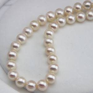 Collar de Perlas de Agua Dulce de Zhuji, Color Cielo Estrellado, Plata con Perlas Impecables Extremadamente Brillantes, Temperamento Romántico, Puntuación Completa - Product Image 3