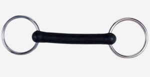 Bocado de Anillas Sueltas con Boca de Goma 12cm 12.5cm HOE 05 para Equitación, Bocado Ecuestre, Bocado para Caballo Western 2026 en Venta - Product Image 4