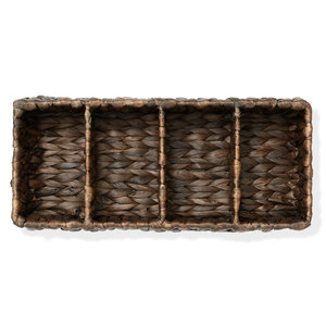 Lot de 2 paniers décoratifs tissés à la main en jonc de mer naturel pour le rangement - Product Image 4