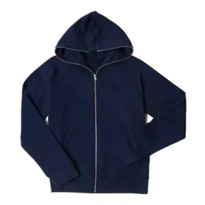 Sudadera con Capucha y Cremallera para Hombre, Corte Regular, Estilo Urbano Personalizado, Algodón Grueso, Transpirable, de Secado Rápido, Ropa de Invierno OEM ODM - Product Image 6