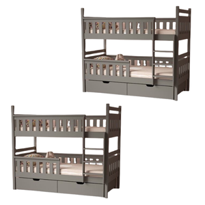 Litera de madera maciza de teca de uso general para muebles de dormitorio de niños litera con diseño moderno de la más alta calidad - Product Image 5