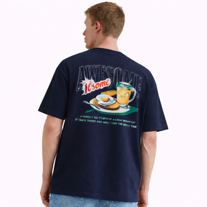 เสื้อยืดผ้าฝ้ายหนาน้ำหนักมากสำหรับผู้ชาย |   เสื้อผ้าสตรีทแวร์ทรงหลวมไซส์ใหญ่ |   การพิมพ์ดิจิทัลกราฟิก |   รับผลิตสินค้าตามสั่ง (OEM) ขายส่ง - Product Image 5