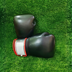 Gants de boxe en cuir PU respirants et imperméables, design personnalisé, 12OZ 14OZ, vente chaude, pour entraînement professionnel - Product Image 1