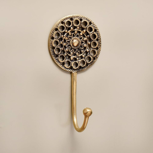 High Quality Brass Hook Hanger <b>Wall</b> Mount Hook Pineapple Shape Bedroom <b>Clothes</b> Hook At Lowest Prices - Product Image 5