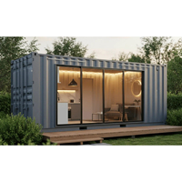Maisons miniatures de haute qualité, maisons modulaires portables en acier pour une vie à long terme, logement temporaire, hébergement pour invités et usage commercial