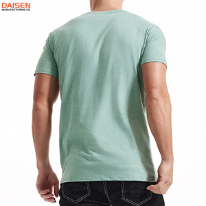 Camiseta Casual para Hombre Tallas Grandes, Lisa, Estilo Urbano, Manga Corta, Ajuste Cómodo, Personalizable, Fabricante Mayorista - Product Image 4