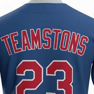 Camisetas de Béisbol Personalizadas al por Mayor, Impresión por Sublimación, 100% Poliéster, Malla Transpirable, Cuello en V, Manga Corta, Uniformes Deportivos Unisex - Product Image 6