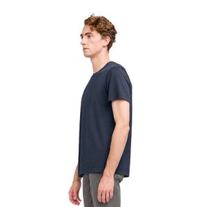 Camiseta de Hombre 100% Algodón, Diseño de Logotipo Personalizado, Antiarrugas, Cuello Redondo, Hombros Caídos, Estilo Urbano, Lisa - Product Image 4