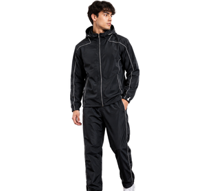 Premium Athletic Nylon Tracksuit for <b>Men</b> Breathable Sports <b>Jacket</b> and Pants OEM ODM Clothing Factory Custom Nylon Tracksuits - Product Image 2