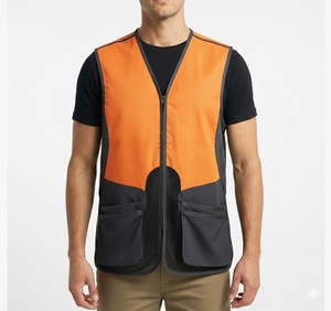 Chaleco de tiro de arcilla premium para hombre con un diseño ajustable y transpirable para deportes de tiro profesionales. - Product Image 3