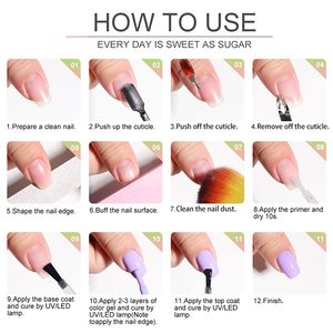 LIMEGIRL Set da 18 Pezzi per Nail Art Fai-da-Te, Gel UV per Decorazioni Complete e Manicure a Lunga Durata - Product Image 4