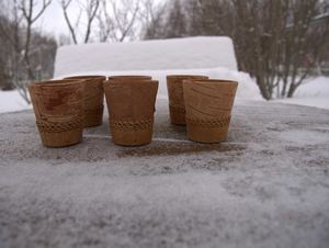 Vaso Artesanal de Madera Sólida para Bebidas, Hecho a Mano, para Agua, Jugo, Whisky, Café, Té y Uso Diario en la Cocina - Product Image 2