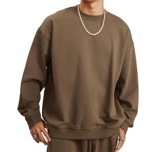 เสื้อฮู้ดดี้ผู้ชาย หนัก 400 กรัม ผ้าฝ้าย 100% กันยับ คอกลม ผ้าฟลีซ ทรงหลวม ใส่สบาย สำหรับฤดูใบไม้ร่วง - Product Image 3