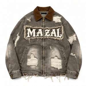 Veste en jean brut pour hommes, vente en gros |   denim brut |   Fabricant de vestes en jean pour hommes en petites séries |   Approvisionnement direct usine US - Product Image 6