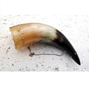 Corne de buffle en poudre, corne naturelle décorative, corne véritable pour artisanat - Product Image 1