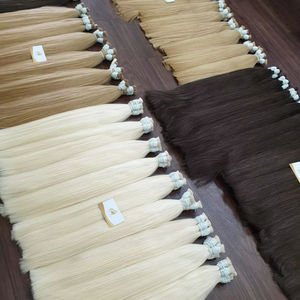 Extensions de cheveux vierges de qualité supérieure, non-remy, lisses, en vrac, 100g, meilleur prix de gros, cheveux de luxe Minh Khang Premium - Product Image 1