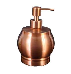 Latest Arrival Copper Made Liquid Soap Dispenser Round Shape Customized Size Liquid Soap Dispenser In <b>Bulk</b> - Product Image 3