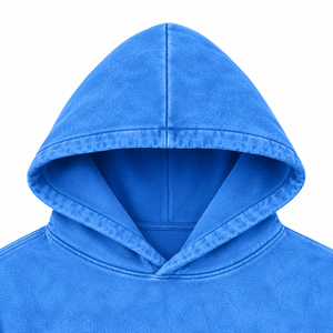 Sweat-shirts à capuche unisexe en tricot délavé, anti-plis, en molleton 100 % coton écologique, avec poche, coupe classique, vente en gros - Product Image 5