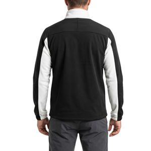 Vestes Softshell Homme Blanc et Noir Contrastées Séchage Rapide Confortables Haute Performance Fournisseur de Vêtements d'Équipe - Product Image 2