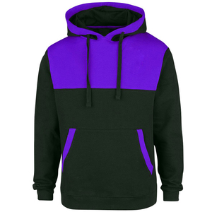 Sweat à capuche pour homme en molleton lourd 100% coton, coupe classique, épaules tombantes, avec grandes poches sur la capuche - Product Image 5