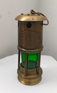 Best Quality Vintage <b>Brass</b> Miner's Lamp Royal Nautical <b>Lantern</b> with Glass Antique Finish Available For Sale - Product Image 2