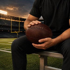 Genuine Leather Vintage Football Hand <b>Stitched</b> Retro Soccer Ball Antique Sports <b>Gift</b> Custom Logo Wholesale price in low rate - Product Image 5