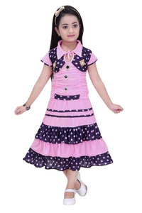 Conjunto de Top y Falda de Tela Suave para Niñas, Ropa Elegante y Agradable al Tacto para Fiestas y Festivales, Disponible para la Venta - Product Image 2
