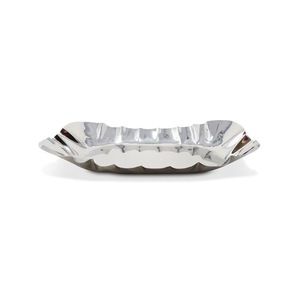 Plateau de service rectangulaire en acier inoxydable poli miroir pour la maison et la restauration/les restaurants, taille personnalisée disponible - Product Image 1