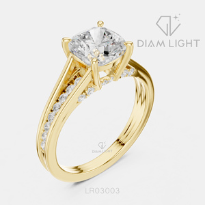 Bague de fiançailles et d'anniversaire fantaisie en or blanc 14 carats avec diamant de laboratoire taille coussin de 1,78 carat, couleur F+, clarté VS+, certifié IGI - Product Image 6