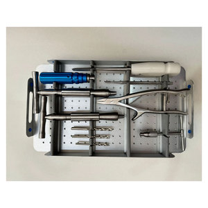 Kit d'outils manuels en acier inoxydable pour le retrait de vis orthopédiques chirurgicales, réutilisable, pour l'extraction de vis osseuses - Product Image 3