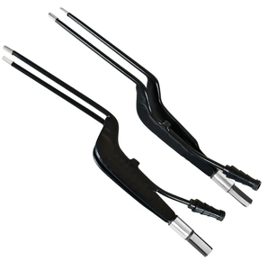 Pince bipolaire manuelle en acier inoxydable avec pointe d'irrigation et revêtement baïonnette, pour usage ORL, neurochirurgical et cardiaque, avec câble bipolaire - Product Image 5