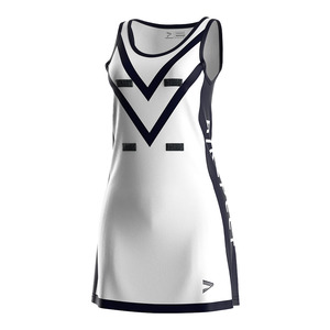 Uniforme Deportivo de Netball Personalizado con Impresión por Transferencia de Calor, Logotipo del Equipo, Nombre, Número, Transpirable, de Nailon, Antibacteriano - Product Image 2