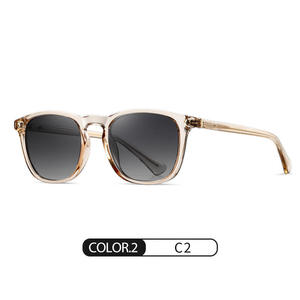 Fashion <b>Round</b> TR90 Frame Polarized TAC Lenses High Quality Women's <b>Sunglasses</b> in Beige/Yellow - Product Image 3