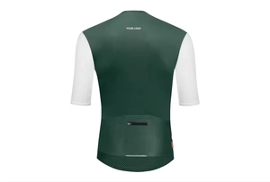 Jersey de Ciclismo Personalizado de Primera Calidad para Hombre con Bordado de Marca, Cierre Completo, Transpirable, 100% Nailon, Hecho en Pakistán - Product Image 3