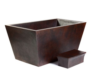 Handmade Copper Double Wall Bathtub Heavy Matte Unique Designer Portable for Bathroom Direct Factory Wholesale - Product Image 2
