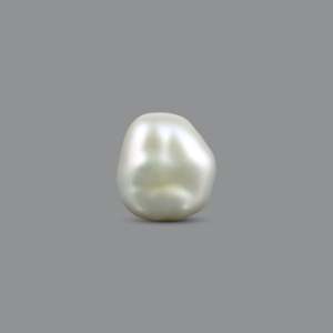 Loose Freshwater Keshi Pearl 4.4 Carat AA-AAAA Grade Coin Shape White Color for Bracelet Jewelry - Product Image 1